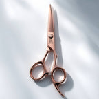 Ensemble de Ciseaux Or Rose Juntetsu VG10 Pro — Coupe & Effilage - ciseaux de coupe, vue d'angle