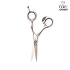 Ciseaux de coupe Joewell X Offset en acier 440C, manche décentré