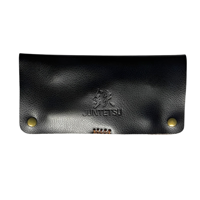 JUN-SOFT-2PC — Étui artisanal Juntetsu en cuir souple pour 2 ciseaux