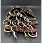 Holster Classic à Ciseaux en Cuir Marron Juntetsu — 5 Poches
