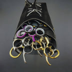 Holster à Ciseaux en Cuir Lacé Juntetsu — 6 Poches