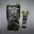 Holster à Ciseaux en Cuir Lacé Juntetsu — 6 Poches