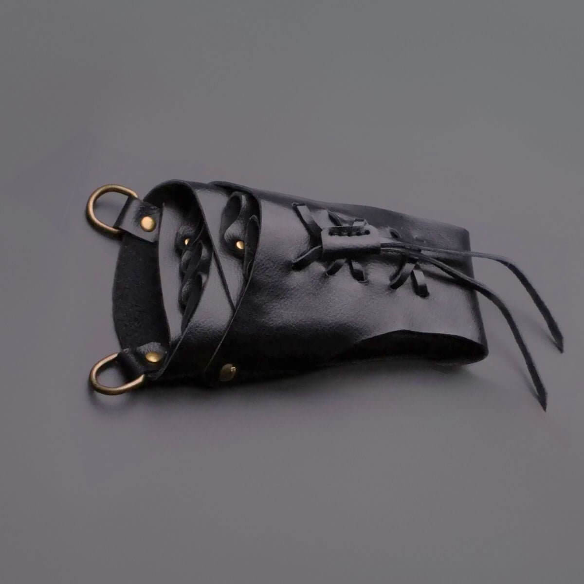 Holster à Ciseaux en Cuir Lacé Juntetsu — 6 Poches
