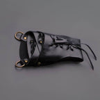 Holster à Ciseaux en Cuir Lacé Juntetsu — 6 Poches