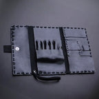 Pochette Heritage Tressée à Ciseaux en Cuir Juntetsu — 4 Poches