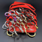 Holster Signature à Ciseaux en Cuir Rouge Juntetsu — 7 Poches