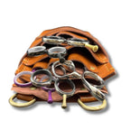 Holster Classic Tabi à Ciseaux en Cuir Camel Juntetsu — 5 Poches