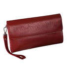 Pochette en cuir haut de gamme pour 7 paires de ciseaux de coiffure