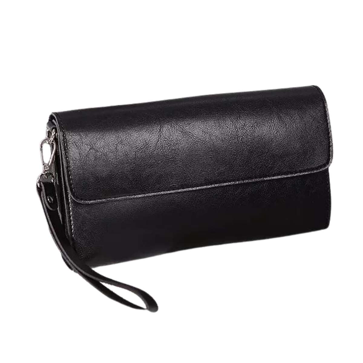 Pochette en cuir haut de gamme pour 7 paires de ciseaux de coiffure
