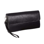 Pochette en cuir haut de gamme pour 7 paires de ciseaux de coiffure