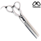 Coffret master 3 pièces Yasaka Barber, ciseaux de coupe et à effiler en acier au cobalt ATS-314