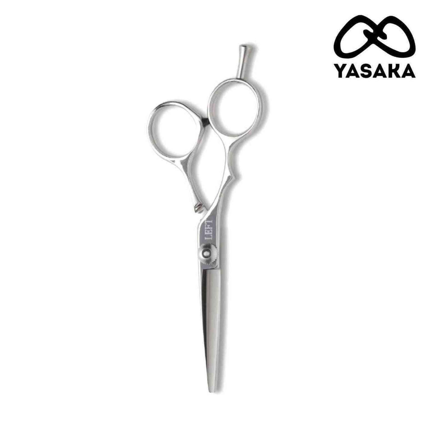 Ciseaux de coupe Yasaka pour gauchers en acier 440C à fil convexe