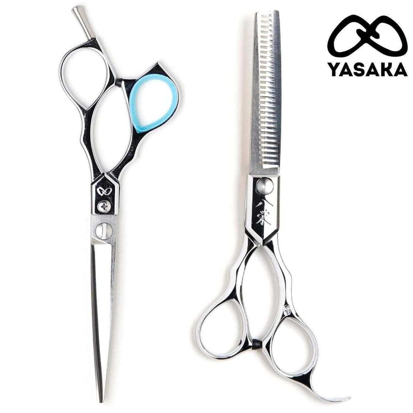 Ensemble Yasaka Offset ciseaux de coupe et à effiler en acier au cobalt ATS-314